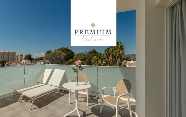 'the tower' terrace club premium (avec terrasse privée) Villa Luz Family Gourmet & All Exclusive Hôtel Gandía