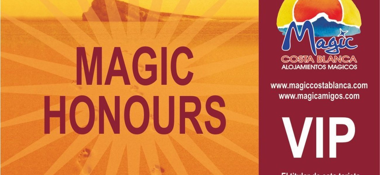 Carte VIP Magic Honours, un Club plus que spécial Villa Luz Family Gourmet & All Exclusive Hôtel Plage de Gandía Carte VIP Magic Honours, un Club plus que spécial Villa Luz Family Gourmet & All Exclusive Hôtel Plage de Gandía